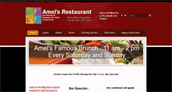 Desktop Screenshot of amelsrestaurantpgh.com