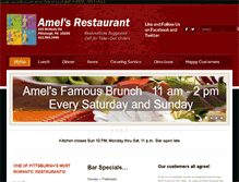 Tablet Screenshot of amelsrestaurantpgh.com